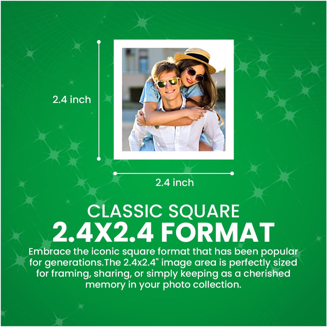 Fujifilm Película instantánea Instax Square \u2013 20 exposiciones...