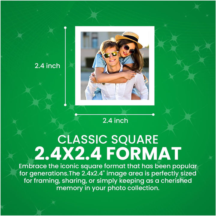 Fujifilm Película instantánea Instax Square \u2013 20 exposiciones...