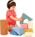 B. toys Tumble-y Towers Bloques de construcción de espuma sensorial, 8