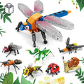 KAZI - Juego de juguetes de construcción de insectos, bloques de