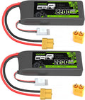 OVONIC 7,4V Lipo 2200 mAh 50C 2S Batería Lipo con enchufe XT60+TRA...