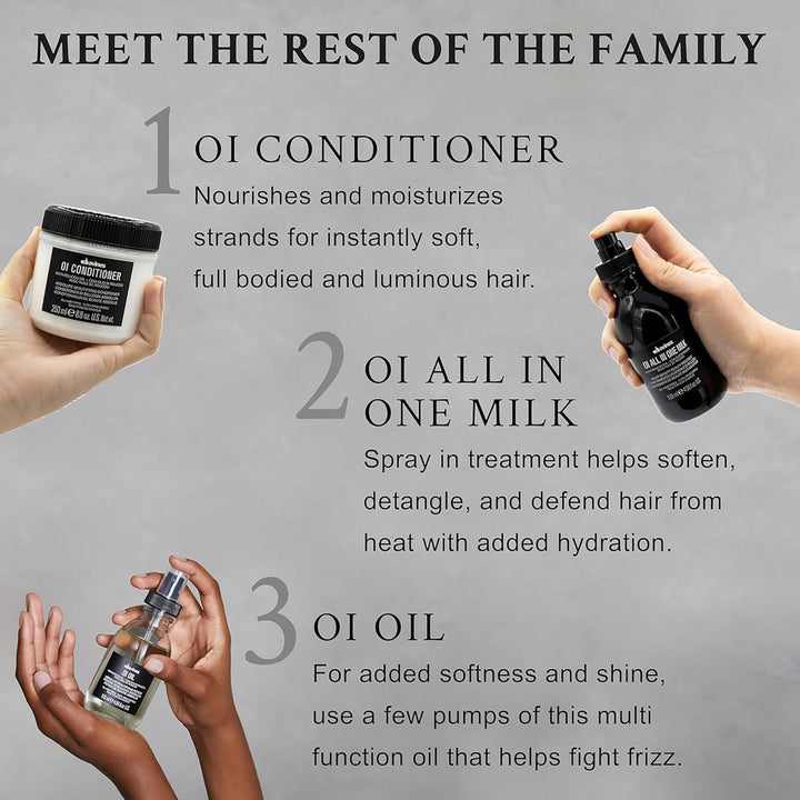 Davines OI Nourishing Shampoo for All Hair Types, Adds Silky-Smooth...