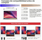 Monitor extensor de pantalla portátil de 16" 1200P portátil