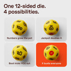 Bet., Push-tu-Luck Bank Heist Party Game | Dados y cartas, 3-20 jugadores