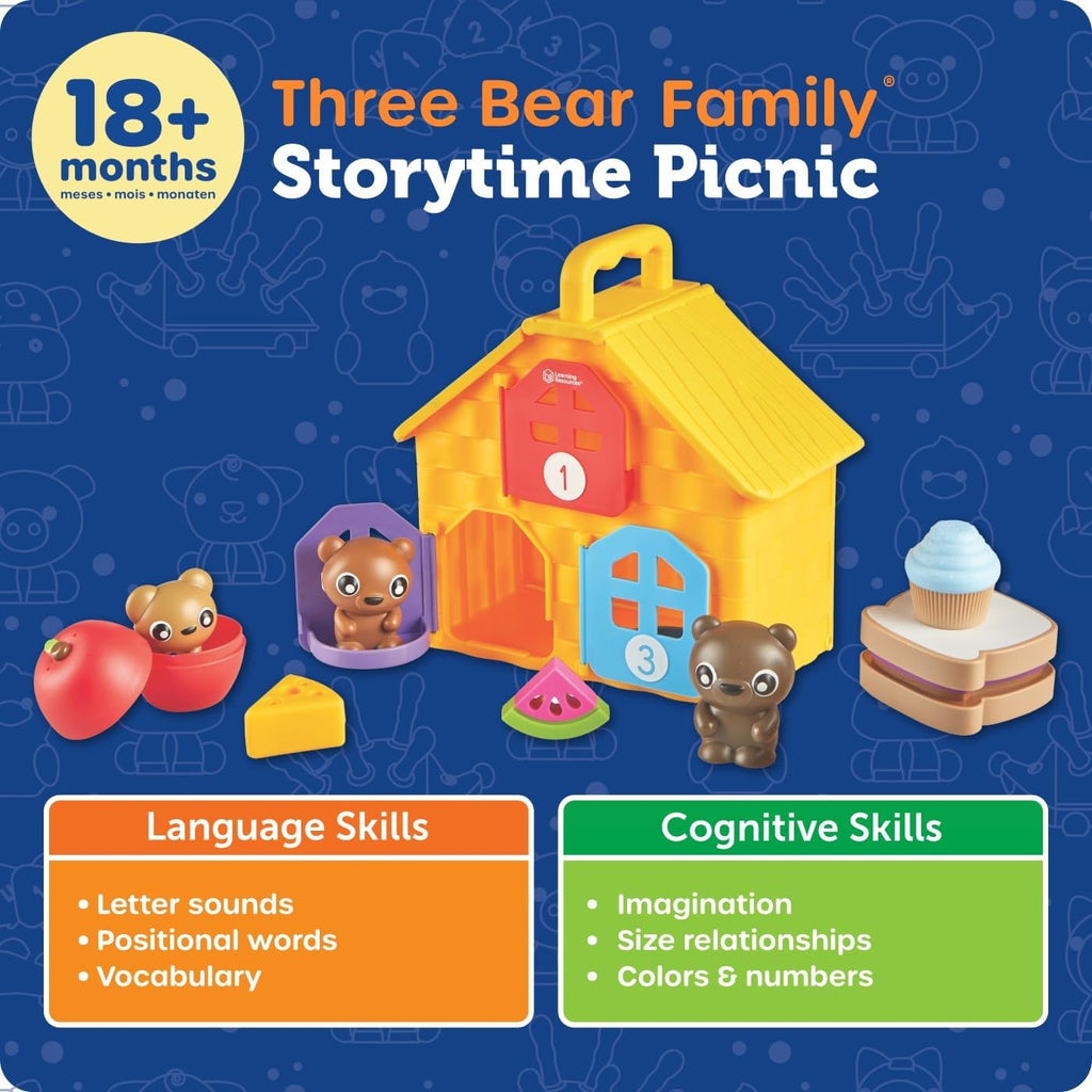 Recursos de aprendizaje Picnic de la familia Three Bear