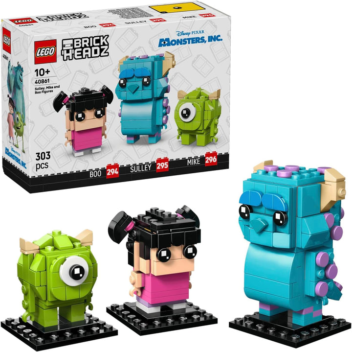 LEGO Brickheadz Sulley Mike and Boo Figuras 40861 Monsters INC 303...