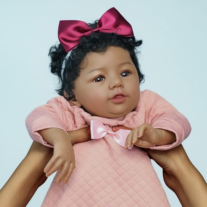 KSBD - Muñeca Reborn realista de bebé niña negra \u2013 Muñeca reci...