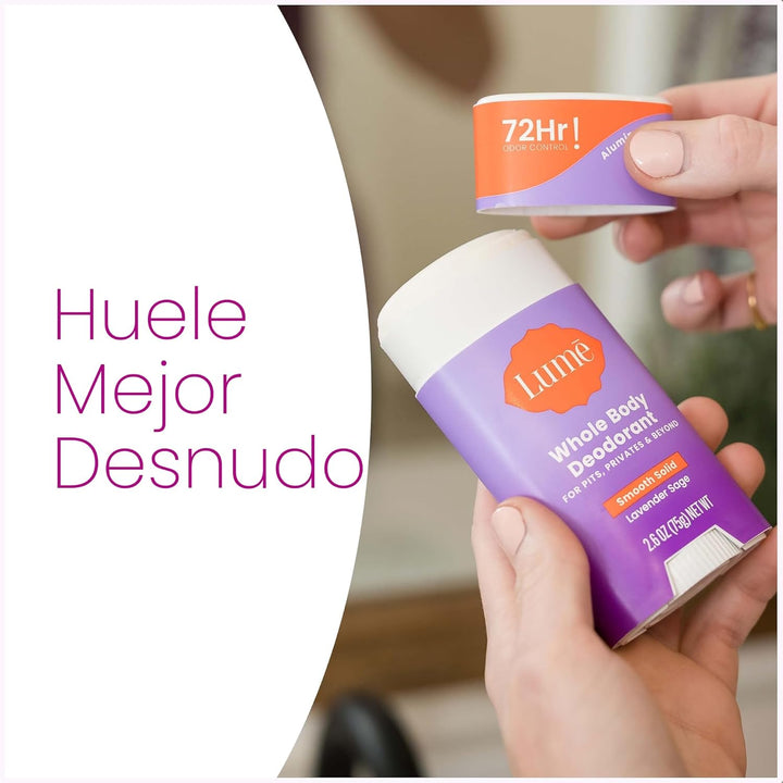 Lume Desodorante para Todo el Cuerpo - Barra Sólida Suave - Control...
