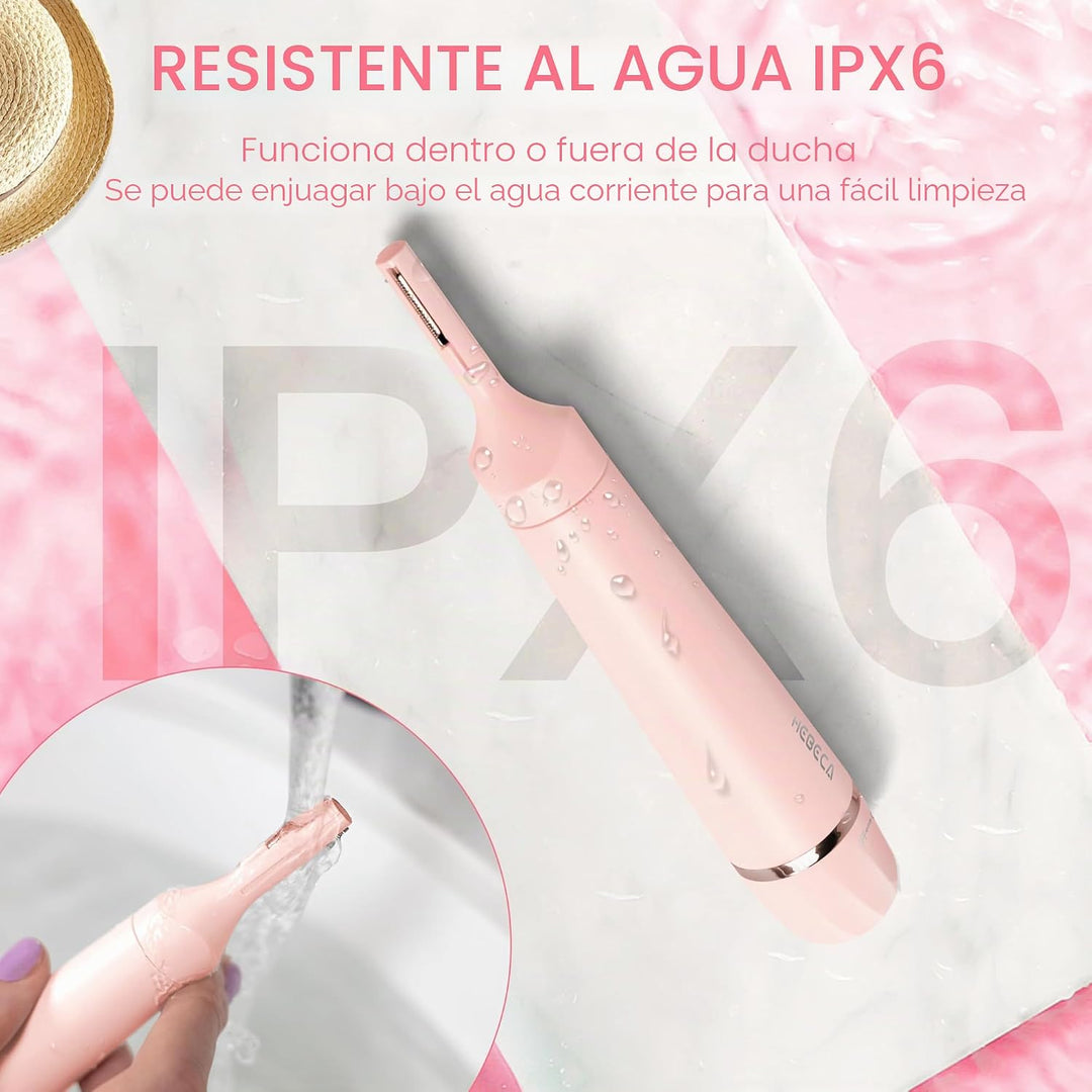 HEBECA Recortadora de pelo de nariz para mujer, recortadora de ceja...