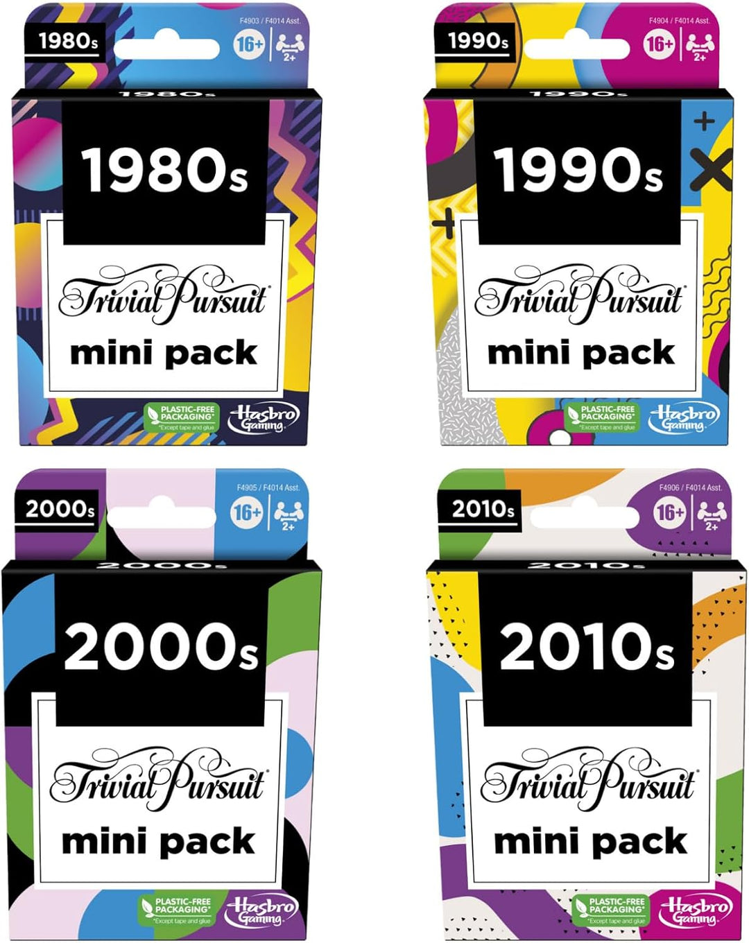 GAMES Trivial Pursuit Mini Packs Multipack Preguntas