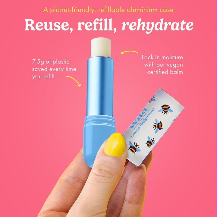 Wild Kit Inicial de Bálsamo Labial Recargable - Incluye Estuche de...