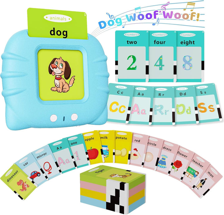 Aullsaty Tarjetas didácticas parlantes para niños de 1 a 5 años, 53...