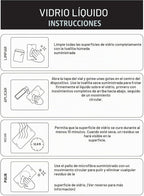 Protector de pantalla de cristal líquido para hasta 4 dispositivos | Universal para todos los smartphones, tabletas, relojes inteligentes