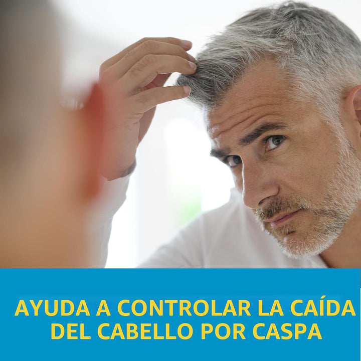 Nizoral Champú anticaspa con 1% de ketoconazol, 14 onzas líquidas,...