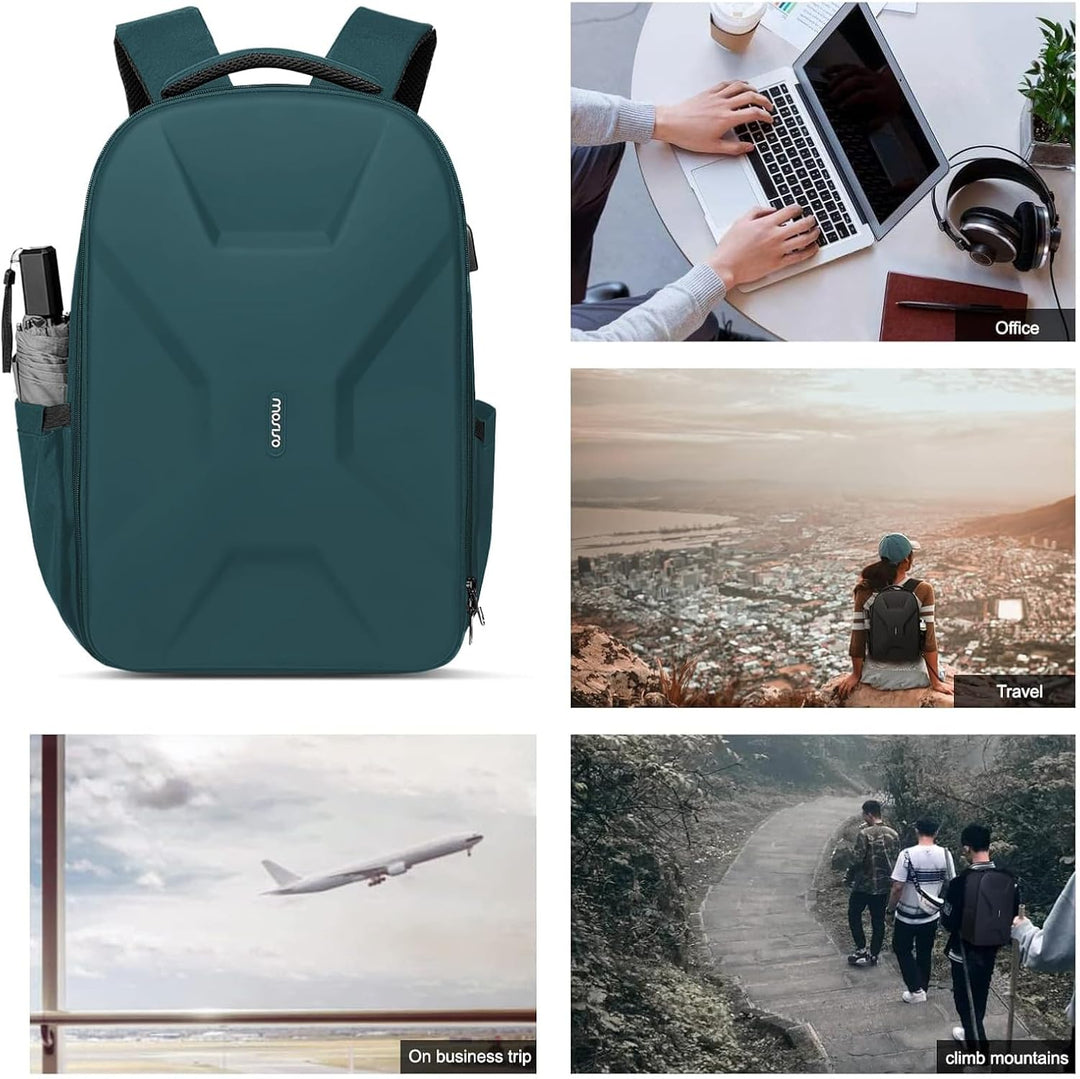 MOSISO Mochila para laptop de 15.6 a 16 pulgadas y 35L con puerto d...