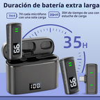 Micrófono Lavalier Inalámbrico Mini para iPhone Grabación de Video