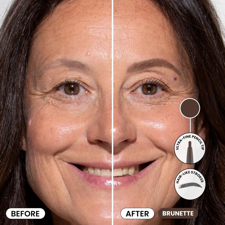 Prime Prometics Lápiz PrimeBrow para mujeres maduras, punta ultrapr...