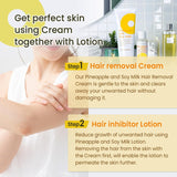 SUZUKI HERB LABORATORY Crema depilatoria, loción minimizadora del c...