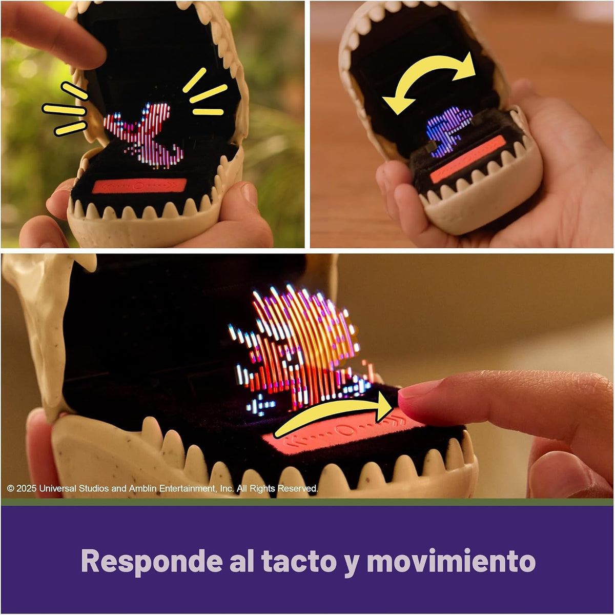 BITZEE Jurassic World - Juguete interactivo de fósiles y mascota digital, a