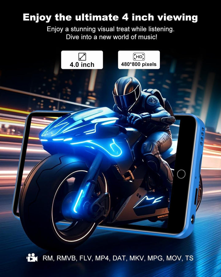 Reproductor de MP3 con Bluetooth y WiFi, 80 GB de almacenamiento y...