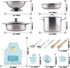 35 piezas de accesorios de juego de simulación de cocina, herramientas