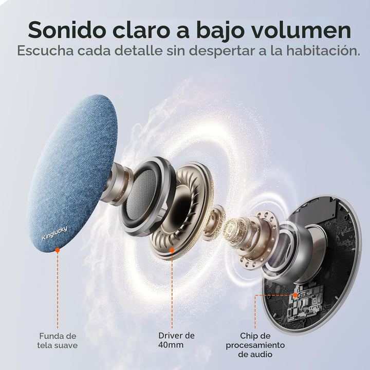 Kinglucky Altavoz de almohada X50 para dormir, máquina de sonido de...