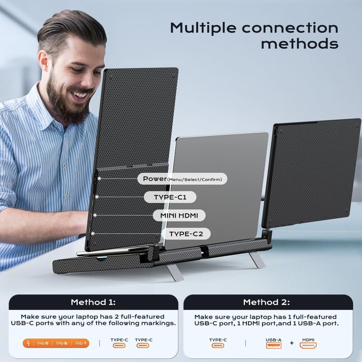 UK BONITOYS Extensor de pantalla para laptop, extensor de monitor d...