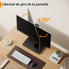 Perlegear - Soporte de monitor único para pantallas de 13 a 34 pulgadas de