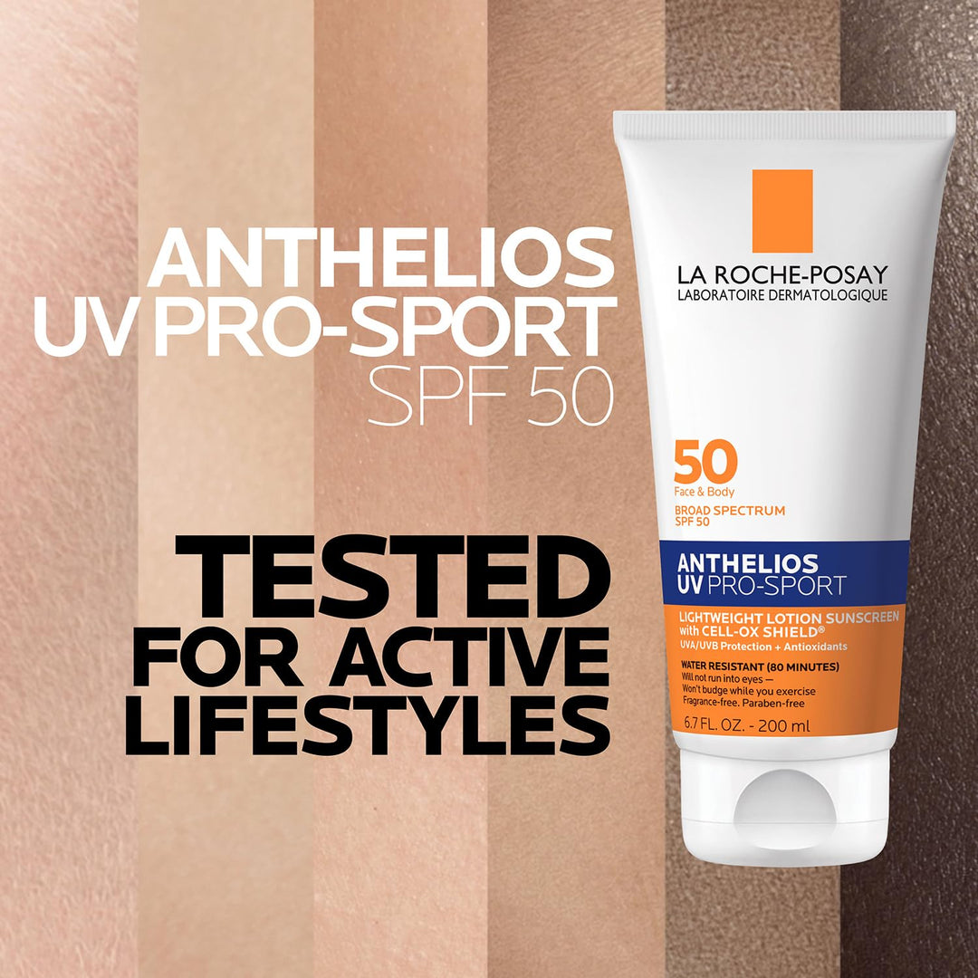 La Roche-Posay Anthelios UV Pro-Sport SPF 50 Sunscreen for Face &am...