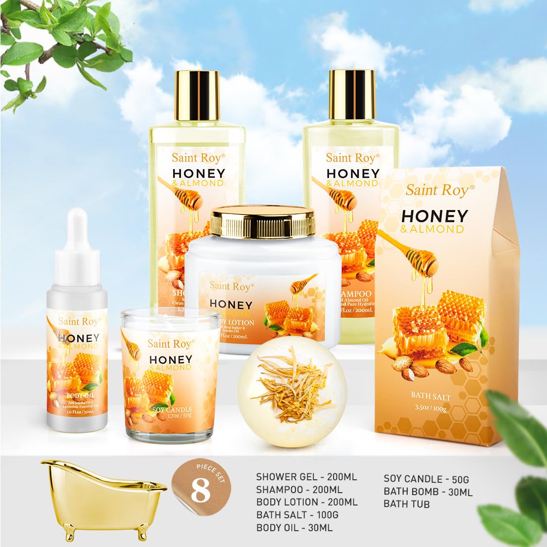 Kit de ducha de regalo de cumpleaños para mujeres y hombres, regalo de baño
