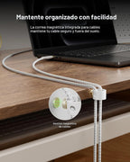 Belkin BoostCharge Pro Flex Cable de Carga USB-C a USB-C Trenzado (2M/6.6FT), Cable de Carga Rápida USB-IF para iPhone 16 Serie, MacBook Pro, iPad Pro, Galaxy S25, S24, Nintendo Switch 2 y Más