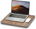 Escritorio Portátil para Laptop con Cojín de Almohada, Se Adapta a Laptops de hasta 15.6 Pulgadas, Soporte para Regazo para Cama y Sofá y Alfombra, Soporte para Libro/Tableta/Tablero de Dibujo