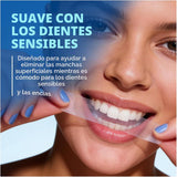 Tiras blanqueadoras de dientes para dientes y encías sensibles, men...