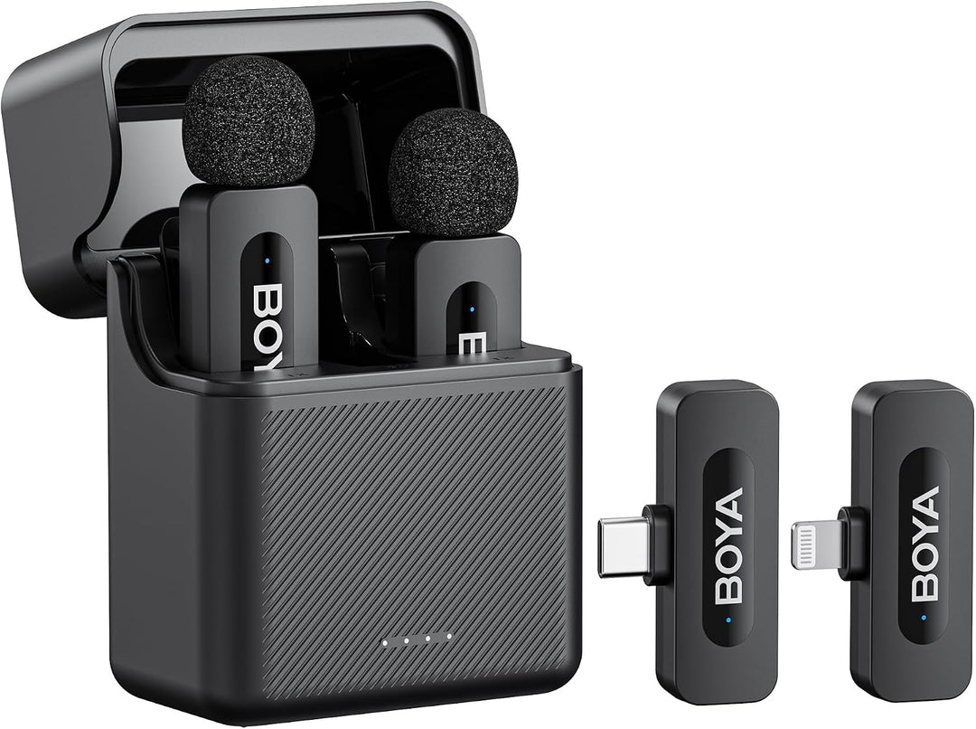 BOYA V30 Micrófono Lavalier inalámbrico para iPhone\/Android\/PC\/L...