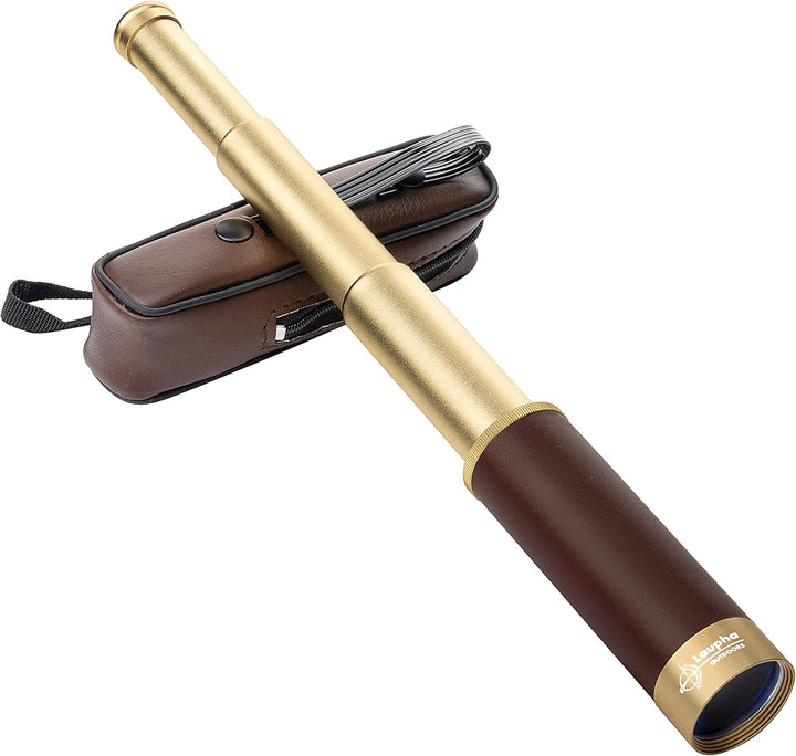 Laupha Telescopio Pirata Retro Zoomable 25x30 Monocular de