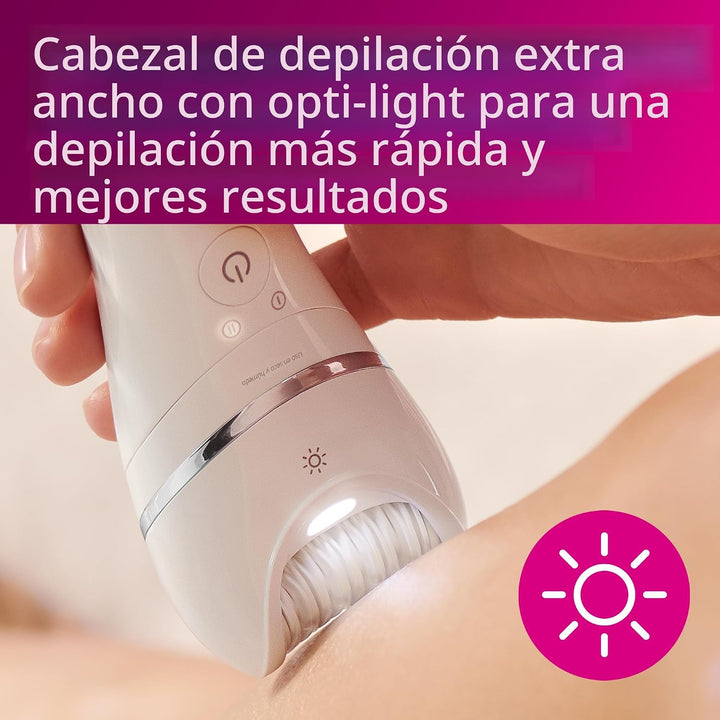 Philips BRE700\/04 depiladora para mujer, con 3 accesorios, BRE700\/04