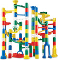 MindWare Marble Run: juego de 123 piezas (103 piezas duraderas y 20 canicas) Juego de construcción STEM para niños