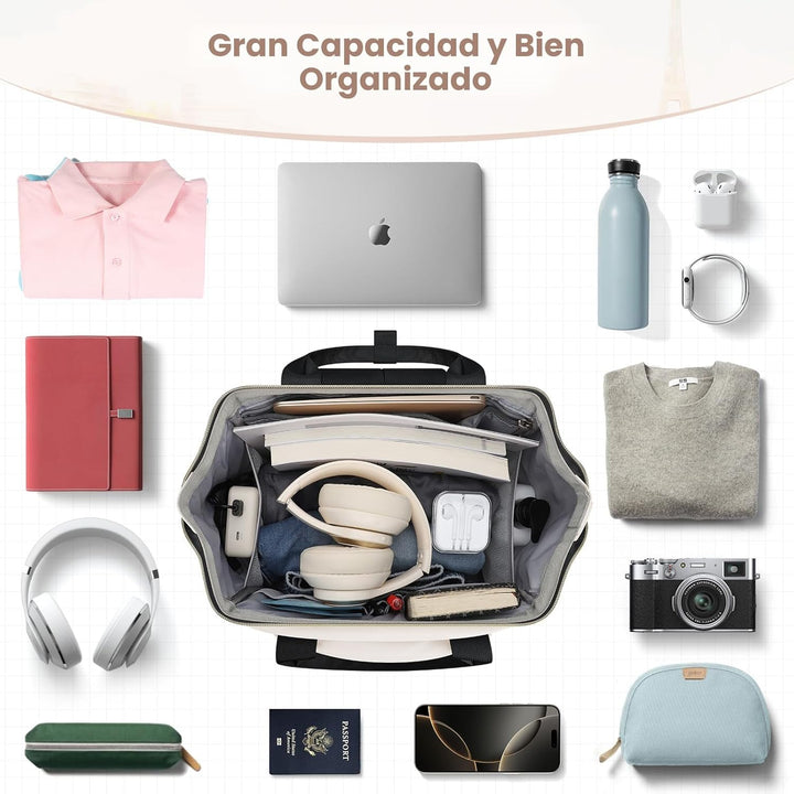 Maelstrom Mochila de viaje para mujeres y hombres, mochila para lap...