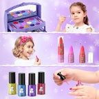 Kit de maquillaje de 57 piezas para niñas, juego de maquillaje cosmético