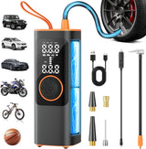 Hexnova Inflador de neumáticos, compresor de aire portátil, 150 PSI...