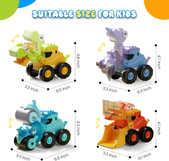 Dimoarch Juguetes de construcción para niños de 2, 3, 4, 5 años, pa...