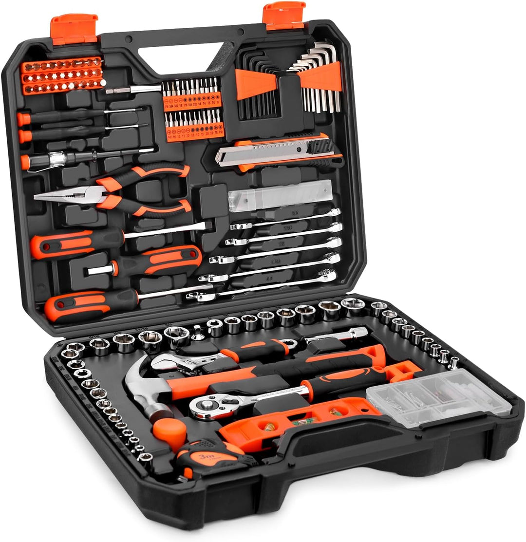 Juego de herramientas de 248 piezas - Kit de herramientas manuales...