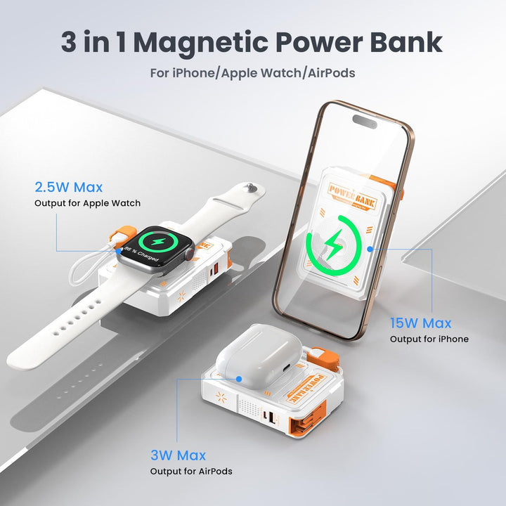 ummz para Paquete de Batería Magsafe 10000mAh, cargador portátil ma...
