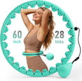 Infinity Hoop,2 en 1 Adjustable Fitness Hoop para Women Beginners