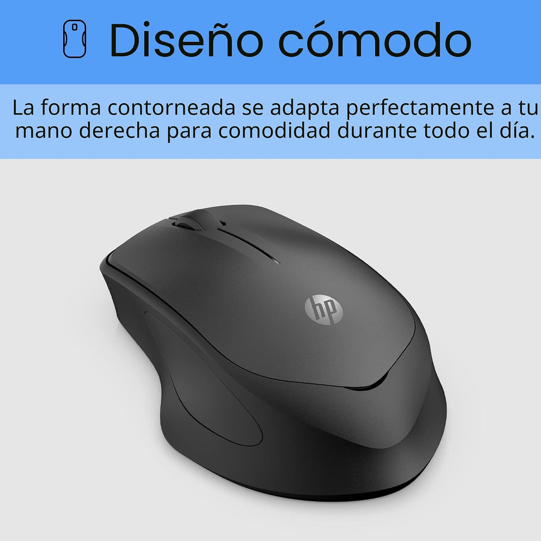 HP 280 Ratón Silencioso Inalámbrico - Diseño Ergonómico, para Mano...