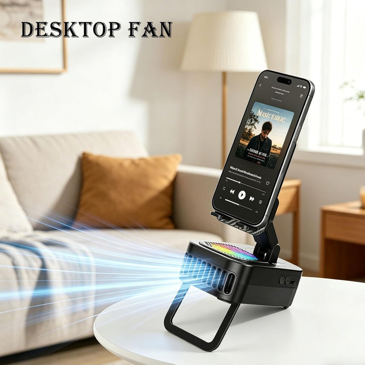 Altavoz Bluetooth inalámbrico de inducción con soporte para teléfon...