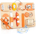 Joyreal Tablero Montessori de madera para niños pequeños