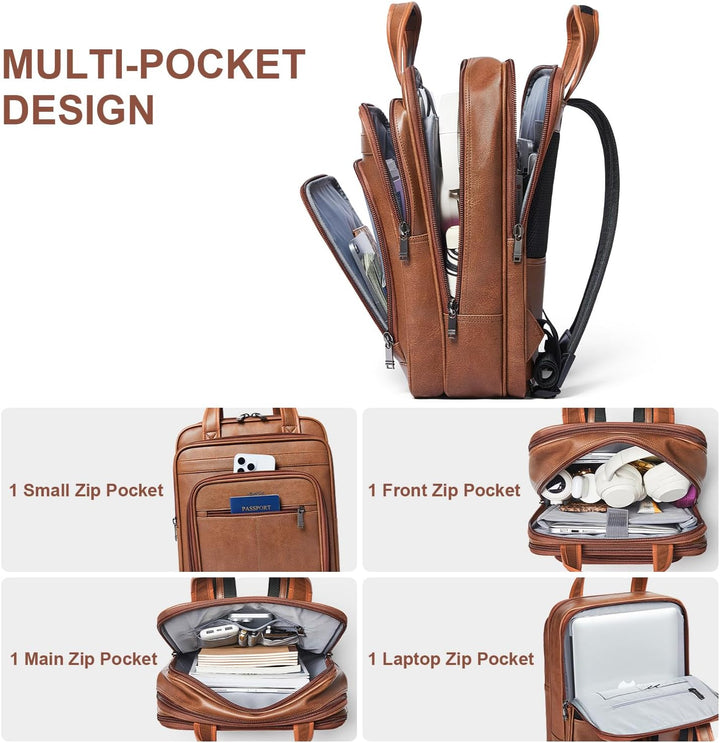 Shrrie Mochila para laptop de 15.6 pulgadas, mochila de trabajo de...
