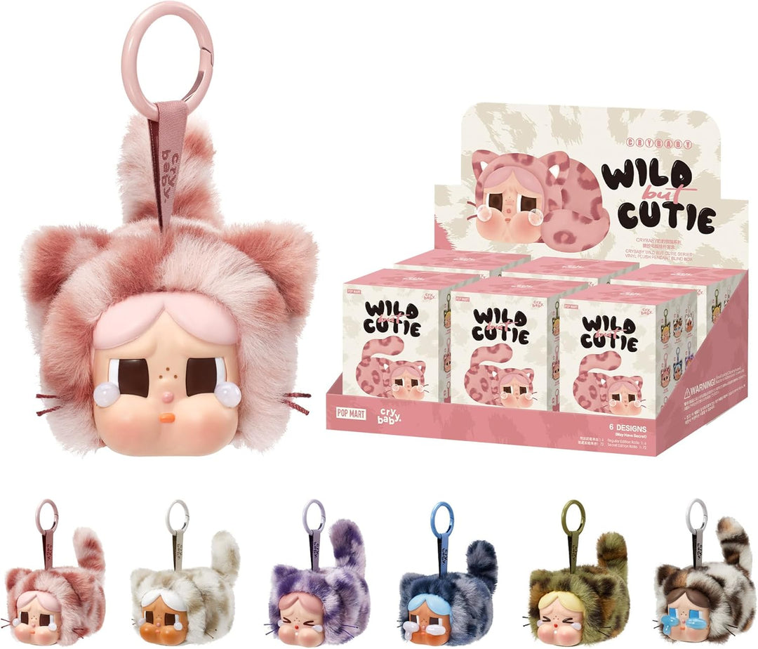 POP MART Crybaby Wild but Cutie Series - Caja ciega con colgante de...