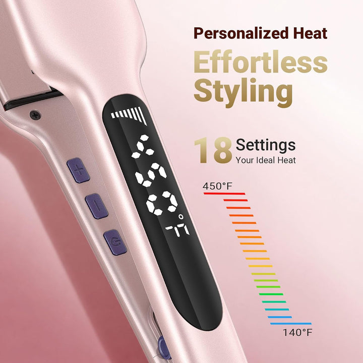 CrazyMar Plancha profesional de cabello infrarrojo CrazyMar de 2 pu...